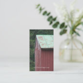 Red Barn Business Card (Standing Front)