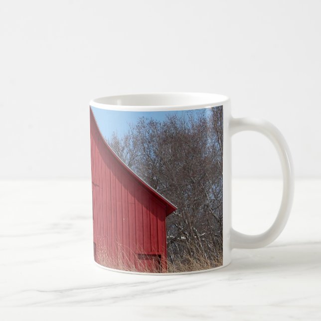 Red barn coffee mug (Right)
