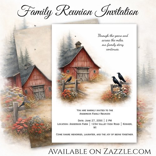 Red Barn Crows Farm Family Reunion |