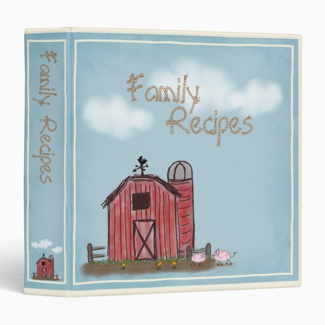 Red Barn Farm Binder (Front/Spine)