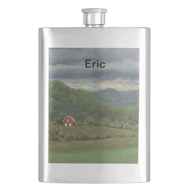 Red Barn Flask (Front)