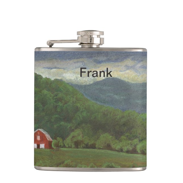 Red Barn Flask (Front)