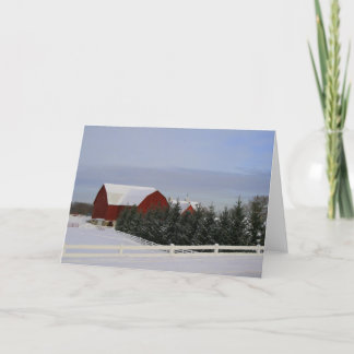 Red Barn Greeting Card