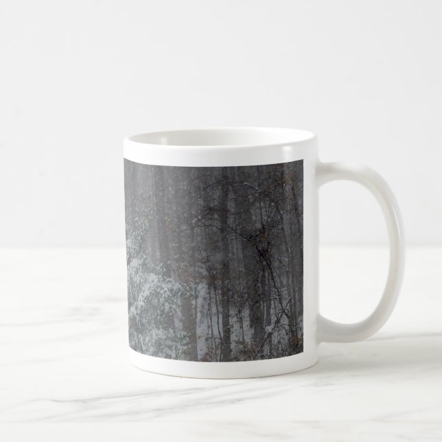 Red Barn in the Snow Coffee Mug (Right)