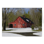 Red Barn In Winter (Front Horizontal)