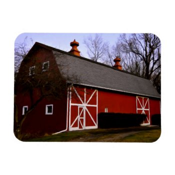 Red Barn Magnet by artinphotography at Zazzle