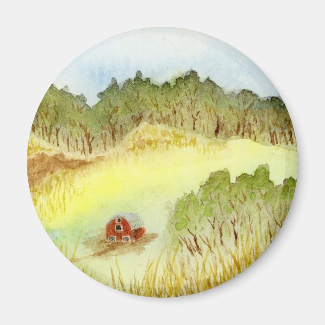 Red Barn Magnet (Front)