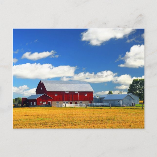 Red Barn Postcard (Front)
