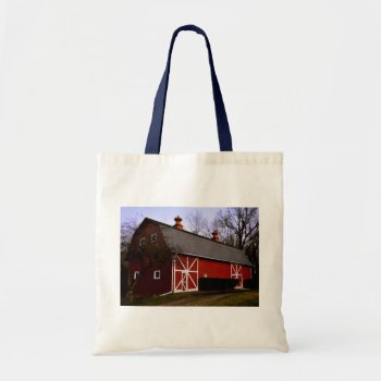 Red Barn Tote Bag by artinphotography at Zazzle