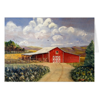 Red Barn West Virginia Farm Fine Art Painting