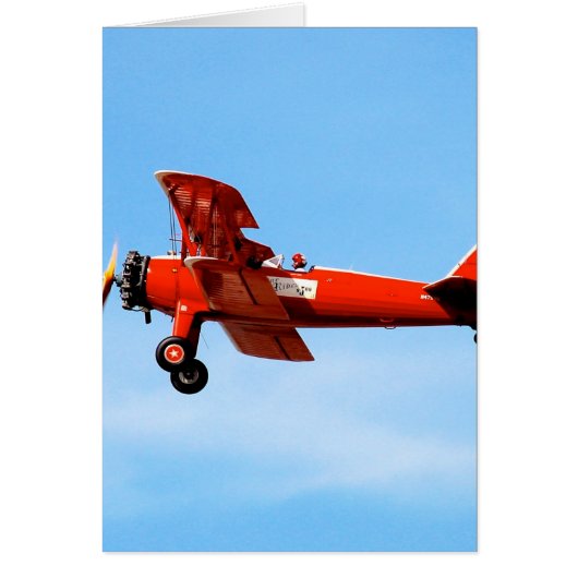 Red Baron Bi Plane Cards (Front)