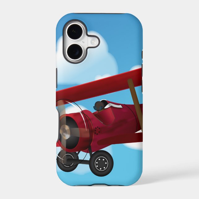 Red Baron Iphone Case (Back)