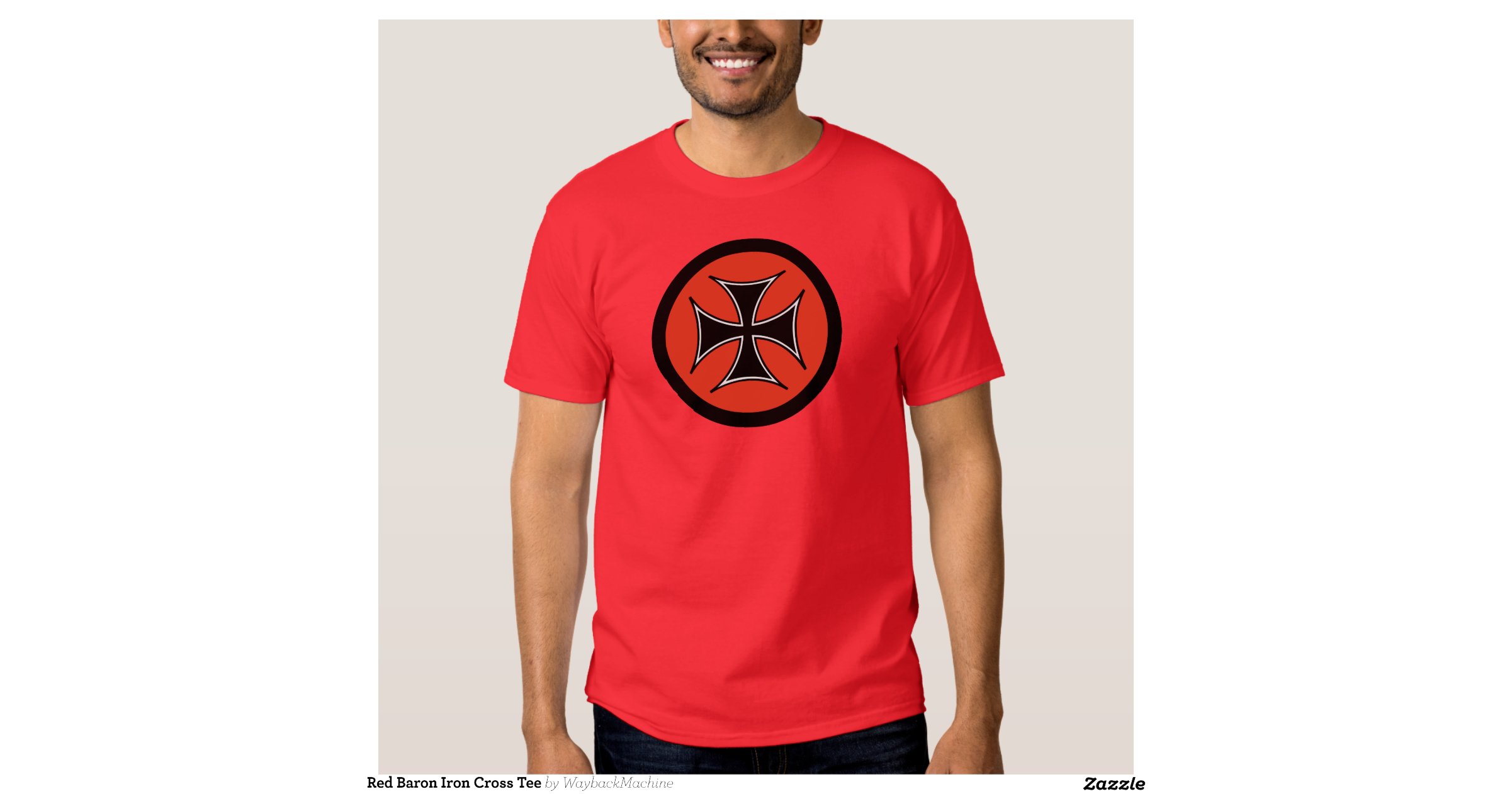 Red Baron Iron Cross Tee | Zazzle