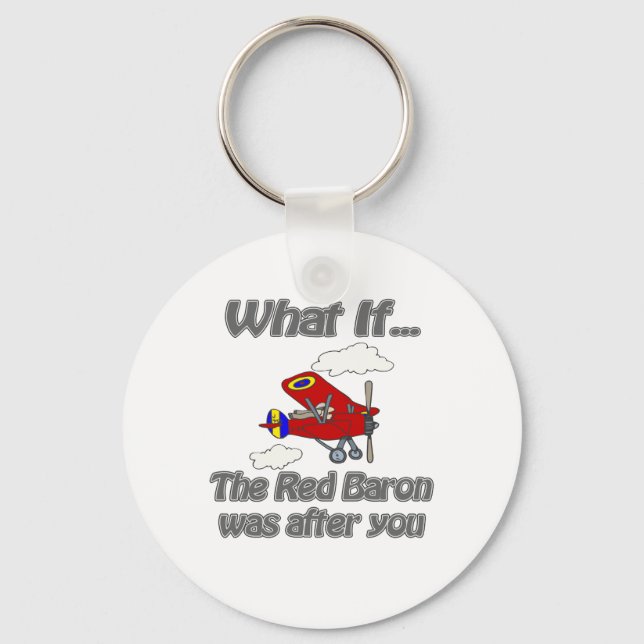 Red Baron Keychain (Front)