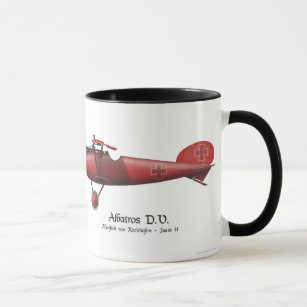 Red Baron Manfred von Richthofen German Flying Ace Mug