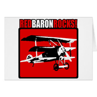 Red Baron Rocks! Cards