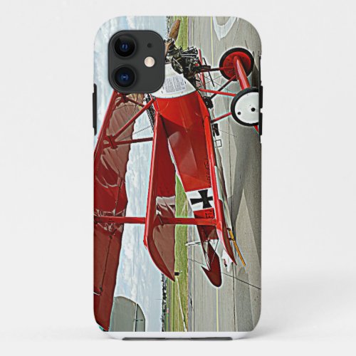 Red Barons triplane iPhone 11 Case