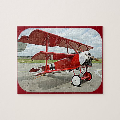Red Barons triplane Jigsaw Puzzle