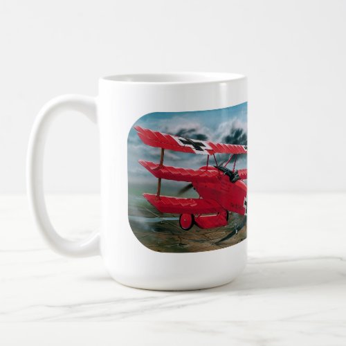 Red Barons World War One Triplane Coffee Mug