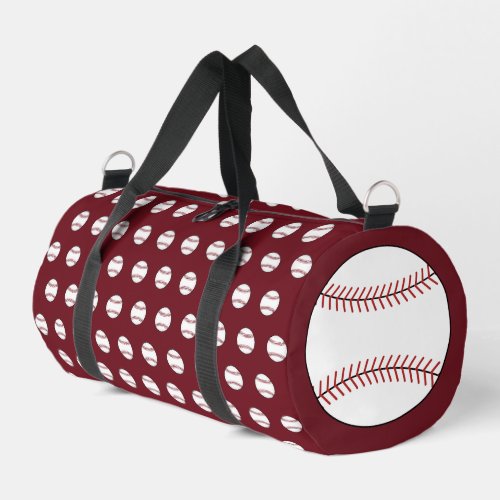 Red Baseball Duffel Bag