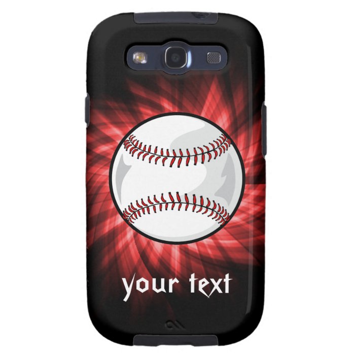 Red Baseball Samsung Galaxy S3 Case