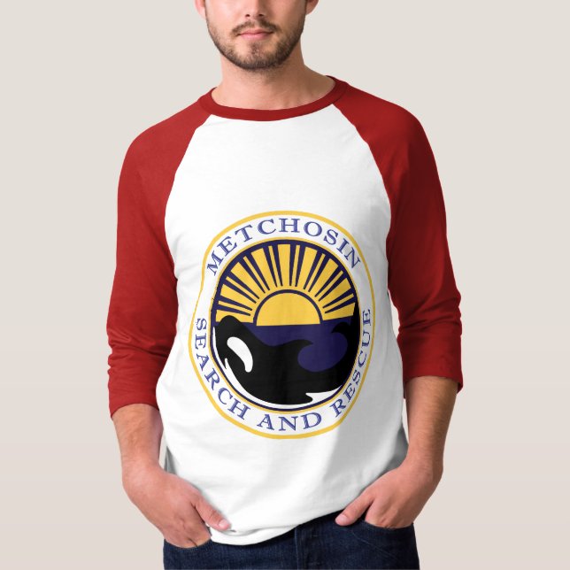 Red baseball t-shirt (Front)