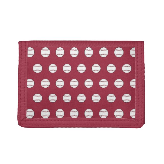 Red Baseball Wallet  (Front)