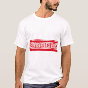 Red Batik Flower T-Shirt
