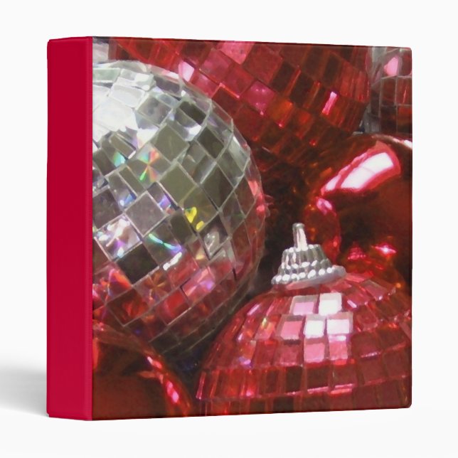 Red Baubles binder red (Front/Spine)