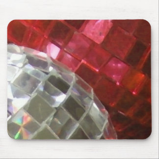 Red Baubles detail mousepad