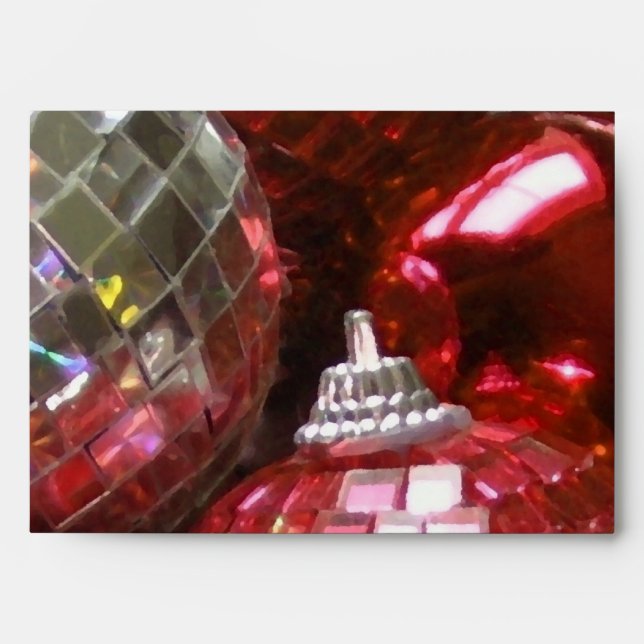 Red Baubles envelope (Front)