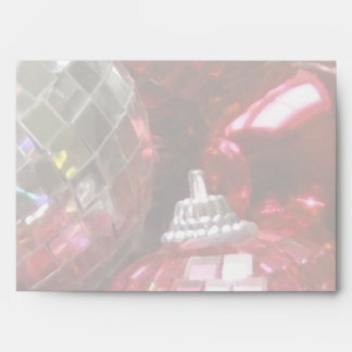 Red Baubles envelope pale