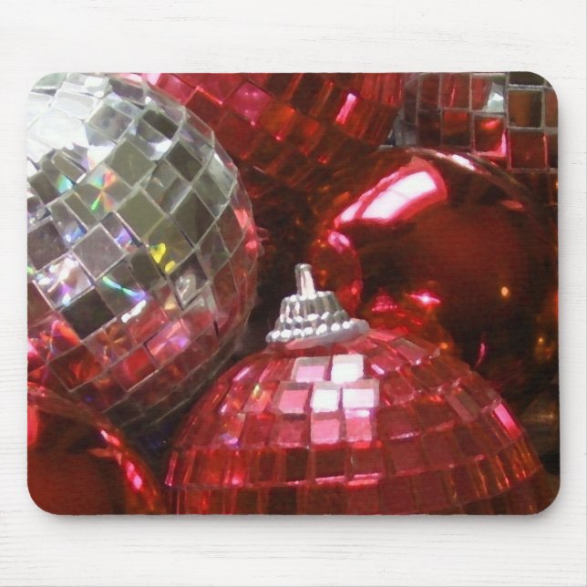 Red Baubles mousepad (Front)