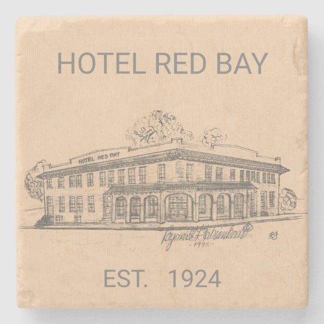 Red Bay Hotel Coaster (Front)