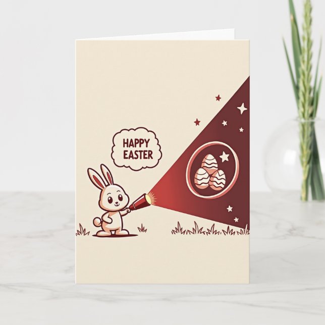 Red Beam Celebration Card (Front)