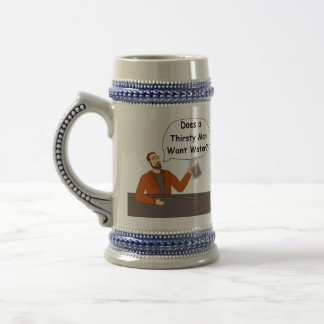 Red Beard Beer Stein