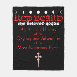 Red Beard medium throw blanket