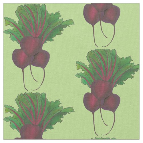 Red Beet Bunch Vegetable Garden Cooking Food Vegan Fabric