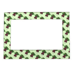 Red Beet Bunch Vegetable Vegetarian Gardening Food Magnetic Photo Frame