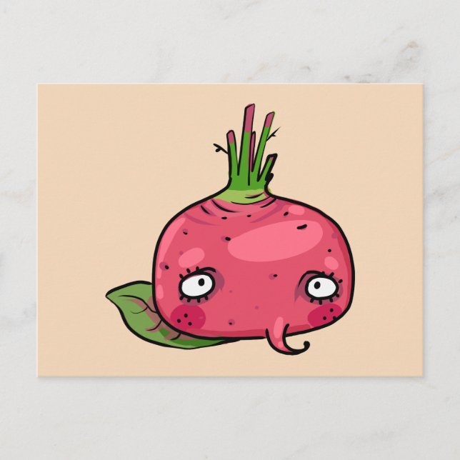 Red Beete beet Postcard (Front)