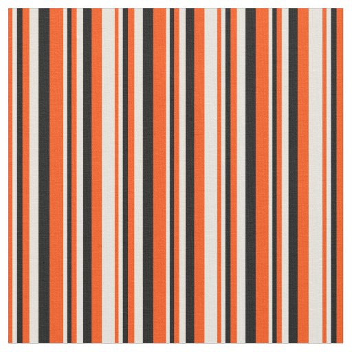 Red, Beige & Black Striped/Lined Pattern Fabric