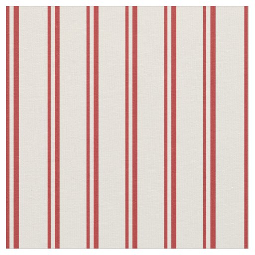 Red & Beige Pattern Fabric