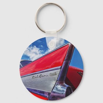 Red Bel Air Keychain by BonniePhantasm at Zazzle