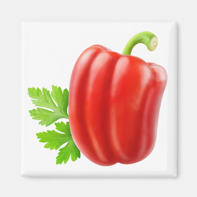 Red bell pepper magnet (Front)