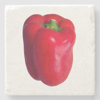 Red Bell Pepper Stone Coaster