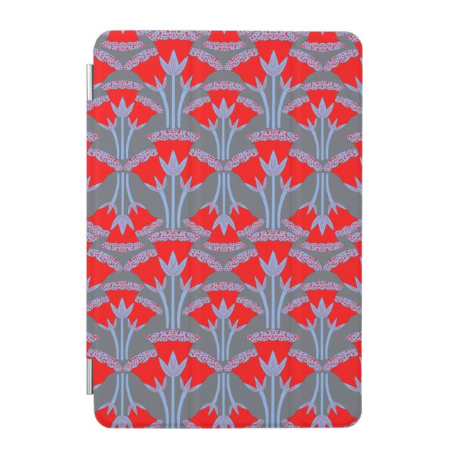 Red Bellflower iPad Smart Cover (Front)