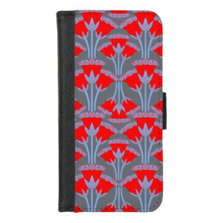 Red Bellflower iPhone Wallet Case