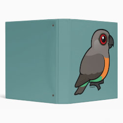Birdorable Red-bellied Parrot Avery Signature Binder 8.5x11