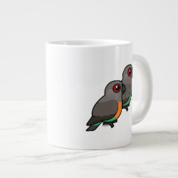 Red-bellied Parrot Pair Jumbo Mug