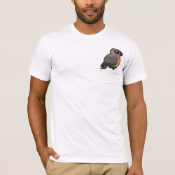 Birdorable Red-bellied Parrot Men's Basic American Apparel T-Shirt